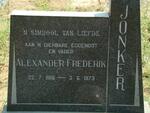 JONKER Alexander Frederik 1916-1973