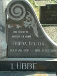 LUBBE Frieda Cecilia 1920-2000
