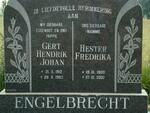 ENGELBRECHT Gert Hendrik Johan 1912-1983 & Hester Fredrika 1920-2002