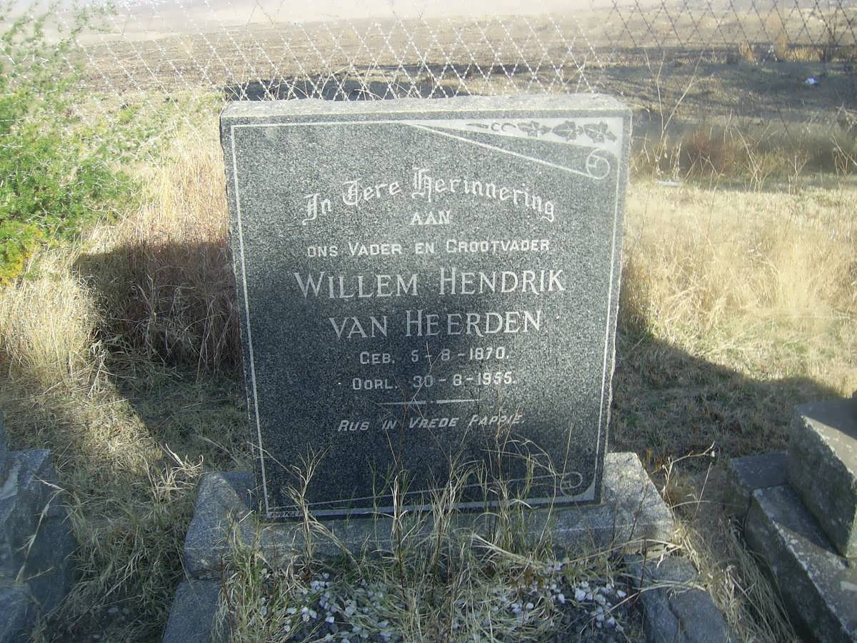 HEERDEN Willem Hendrik, van 1870-1955