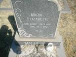 MALHERBE Maria Elizabeth geb. VOGEL 1892-1970