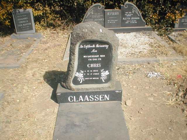 CLAASSEN Chris 1951-2002