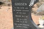 GOOSEN W.J.H. 1941-1981