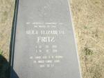 FRITZ Heila Elizabeth 1908-1996
