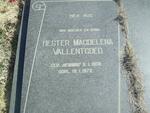 VALLENTGOED Hester Magdelena nee HENNING 1909-1972