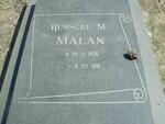 MALAN Runsche M. 1926-1991