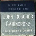 CAIRNCROSS John Roscher 1962-1995