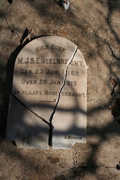 ENGELBRECHT M.J.S. 1862-1915