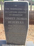 DIEDERICKS Andries Jacobus 1969-1970
