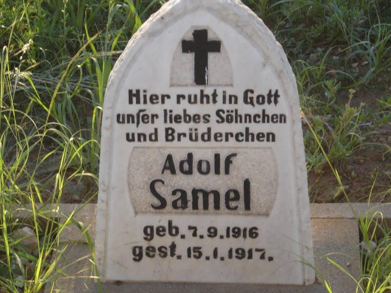 SAMEL Adolf 1916-1917