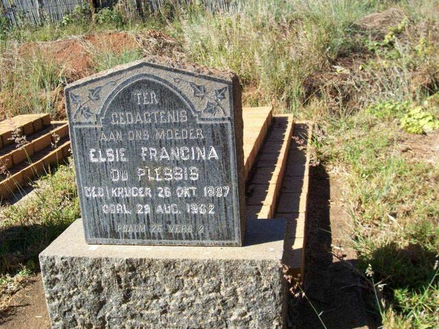 PLESSIS Elsie Francina, du nee KRUGER 1887-1962