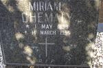 CHEMALY Miriam 1898-1995