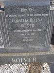 KOLVER Cornelia Helena nee VAN ASWEGEN 1880-1947