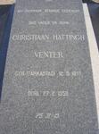 VENTER Christiaan Hattingh 1877-1958