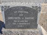 HARDING Christoffel J. 1883-1956