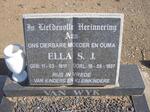 WYK Ella S.J., van 1911-1997