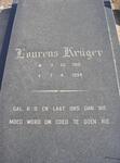 KRÜGER Lourens 1912-1994