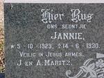 MARITZ Jannie 1929-1930