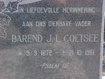 COETSEE Barend J.L 1852-1961