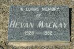 MACKAY Revan 1928-1982