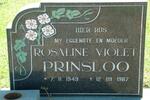 PRINSLOO Rosaline Violet 1949-1987