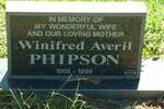 PHIPSON Winifred Averil 1905-1999