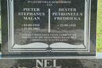 NEL Pieter Stephanus Malan 1915-2002 & Hester Petronella Fredrieka 1920-