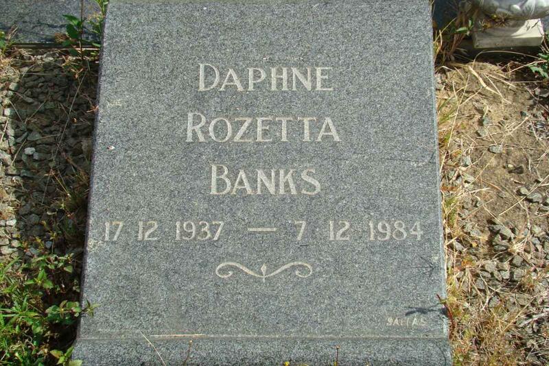 BANKS Daphne Rozetta 1937-1984