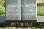 POTGIETER Herman F. 1909-1971 & Martha E.A. 1910-1984