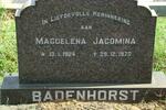 BADENHORST Magdelena Jacomina 1924-1970