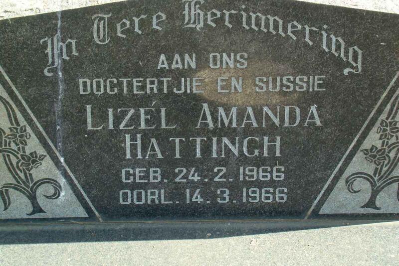 HATTINGH Lizel Amanda 1966-1966