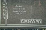 VERWEY Daniel 1918-1968