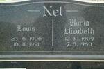 NEL Louis 1906-1991 & Maria Elizabeth 1909-1980