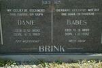 BRINK Danie 1890-1969 & Babes 1898-1992