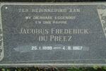 PREEZ Jacobus Frederick, du 1899-1967