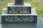 BUNGE Heinz 1915-1989