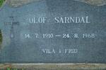SARNDAL Olof 1910-1968