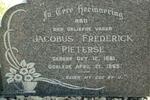 PIETERSE Jacobus Frederick 1881-1965