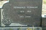 VERMAAK Hermanus 1876-1968