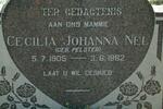 NEL Cecilia Johanna nee PELSTER 1905-1962