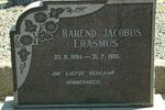 ERASMUS Barend Jacobus 1894-1961