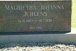 JURGENS Magrietha Johanna 1887-1936