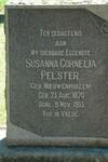 PELSTER Susanna Cornelia nee NIEUWENHUIZEN 1870-1955