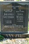 ZYL Johannes Gottfried, van 1918-1996 & Anna Mabel DUNCAN 1926-