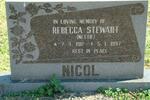 NICOL Rebecca Stewart 1912-1997
