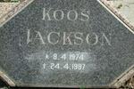JACKSON Koos 1974-1997