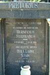PRETORIUS Hermanus Stephanus 1937-1994 & Heila Lavina Susan 1941-1997