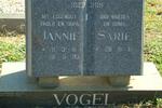 VOGEL Jannie 1918-1993 & Sarie 1918-