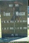 NEL Tobie 1955-1999 & Margie 1954-2001