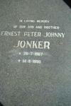 JONKER Ernst Peter Johnny 1967-1990